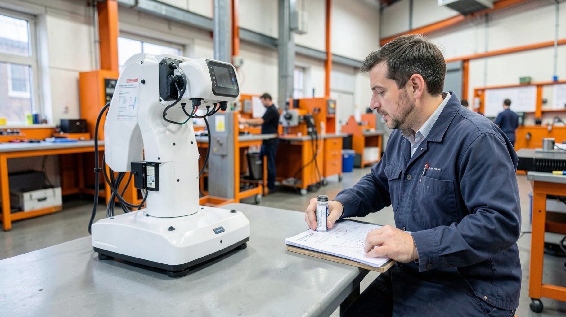 協働ロボット導入と安全の条件を表現したイメージ写真